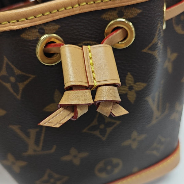 NOÉ Nano Monogram Coated Canvas Brown