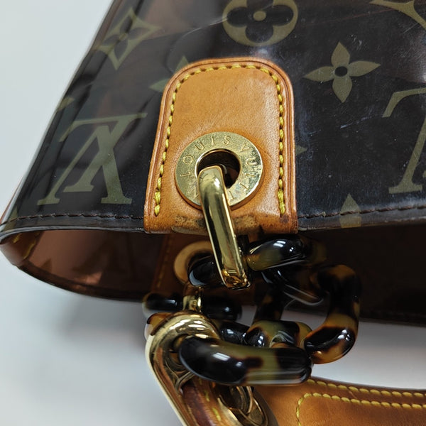 SAC AMBRE PM Monogram Plastic Brown