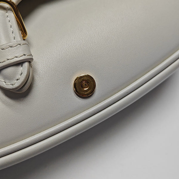 Bobby Medium Calfskin White
