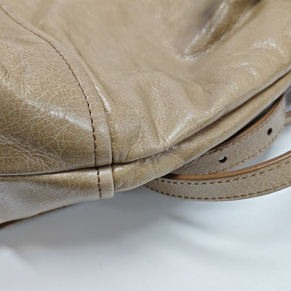 Calfskin Bucket Bag Brown