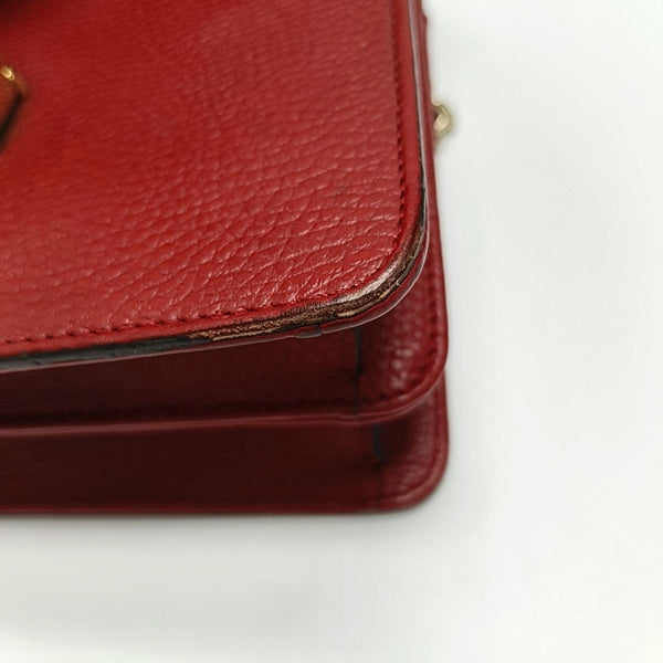Authenticated pre-owned Interlocking G Small Calfskin Red - Shoulder Bag at Looply