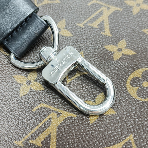 KEEPALL 55 Monogram Coated Canvas Brown