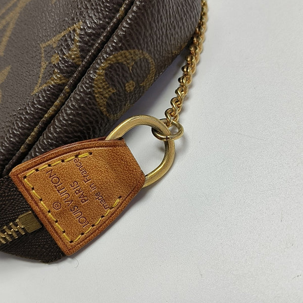 ACCESSOIRES MM Monogram Coated Canvas Brown