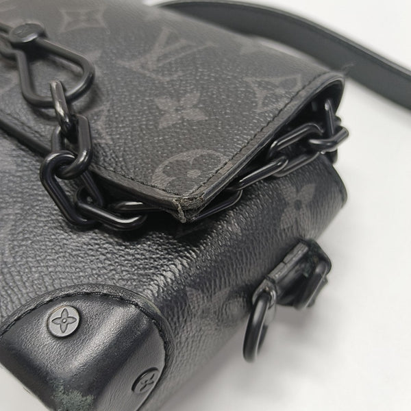 STEAMER Mini Monogram Coated Canvas Black
