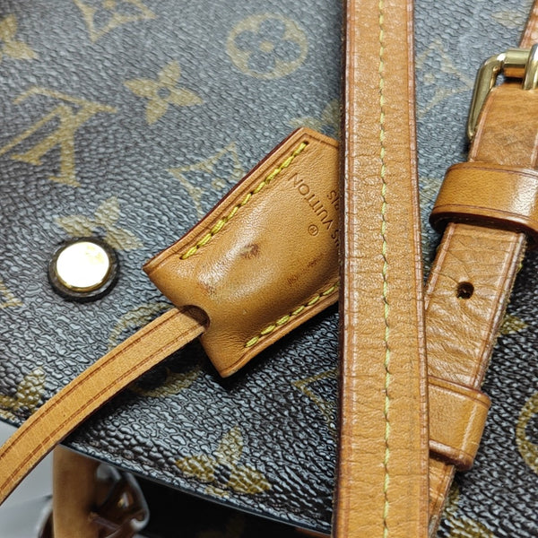MONTAIGNE Monogram Coated Canvas Brown