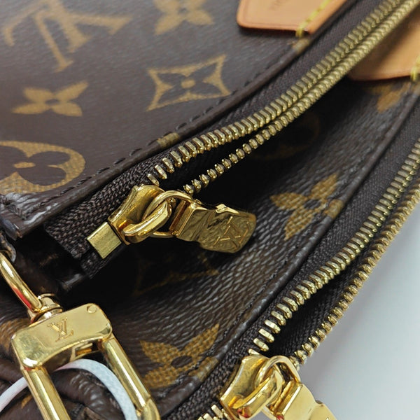 MULTI Monogram Coated Canvas Brown