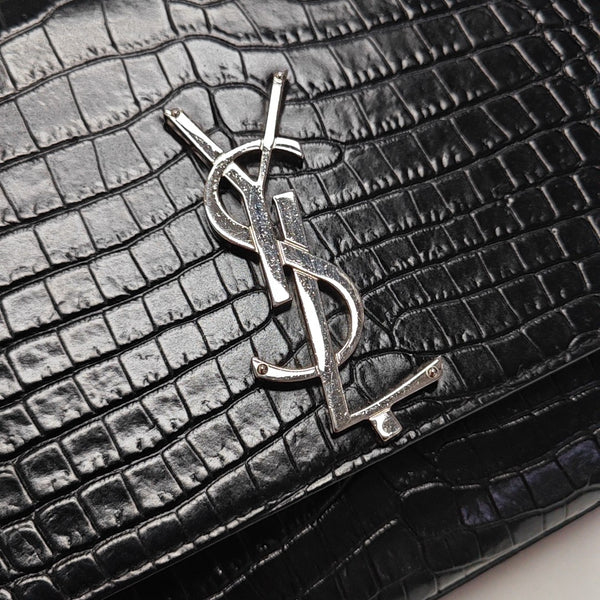 Calfskin Shoulder Bag Black
