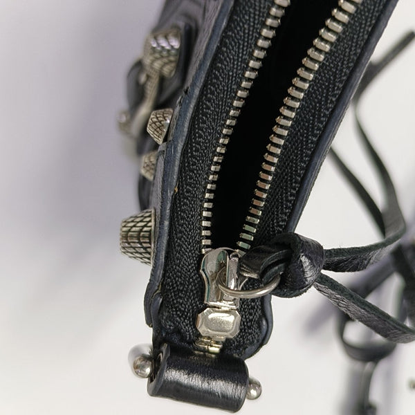 Le Cagole Mini Lambskin Black