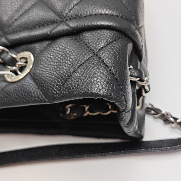 CC TIMELESS SOFT Quilted Grained Calfskin Black