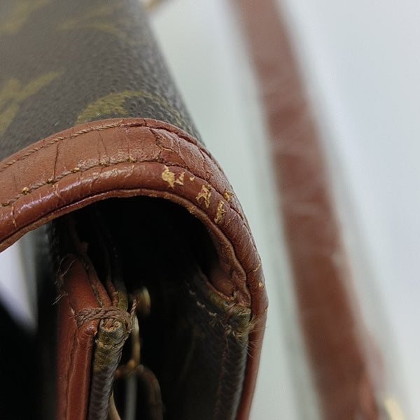 DAME Monogram Coated Canvas Brown