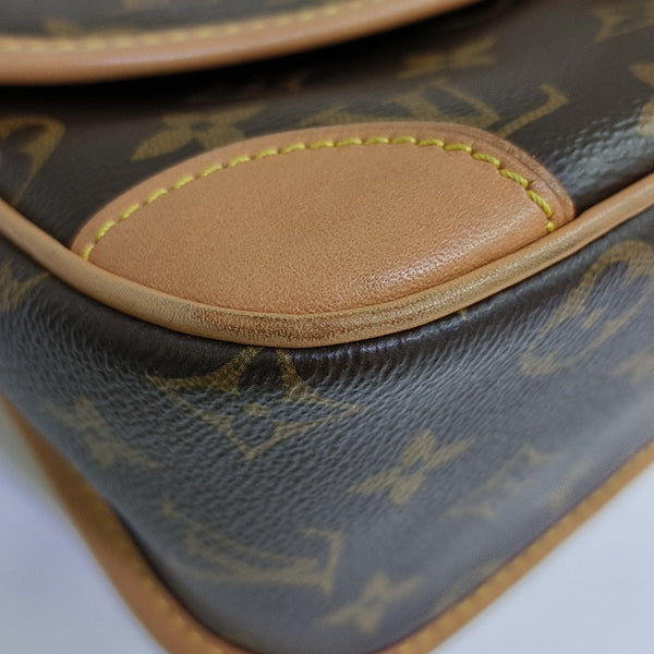 DIANE Monogram Coated Canvas Brown
