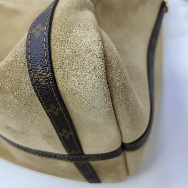 EXPRESS MM Monogram Suede Beige
