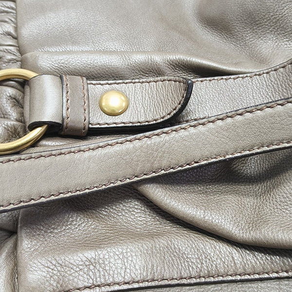 Calfskin Tote Bag Brown