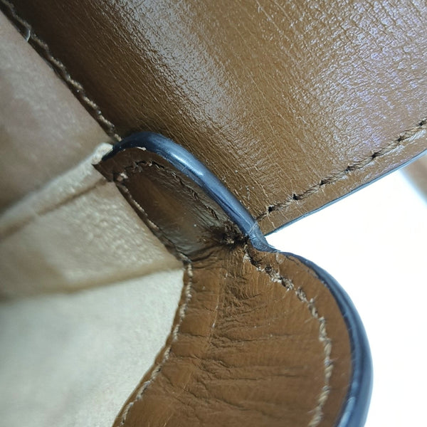 Mini Horsebit 1955 de lona revestida beige