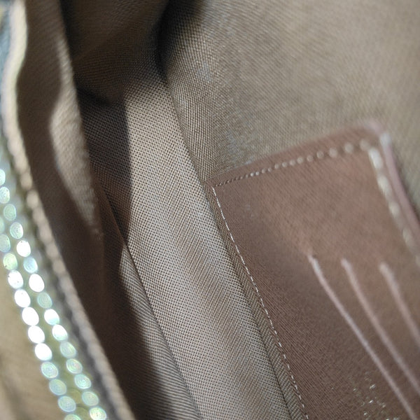 IVY Monogram Coated Canvas Brown