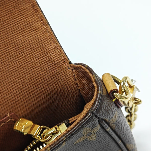 IVY Monogram Coated Canvas Brown