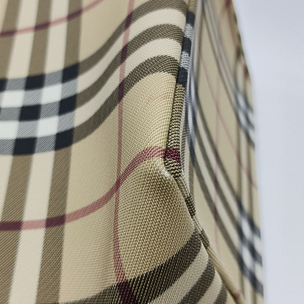 Coated Canvas Top Handle Bag Multicolor