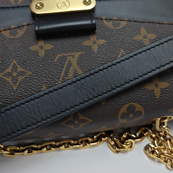 MARCEAU Monogram Coated Canvas Brown