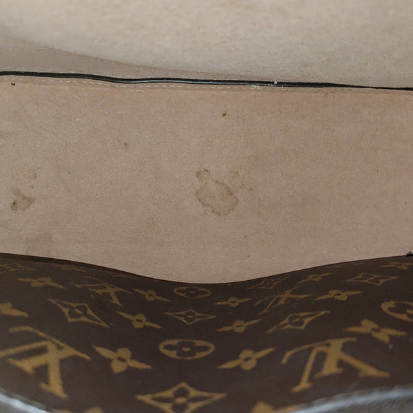 NÉONOÉ MM Monogram Coated Canvas Brown