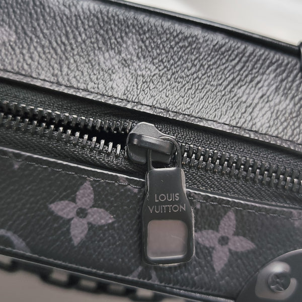 SOFT TRUNK Mini Monogram Coated Canvas Black