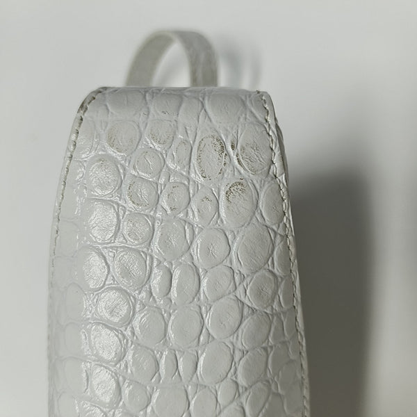 Calfskin Shoulder Bag White