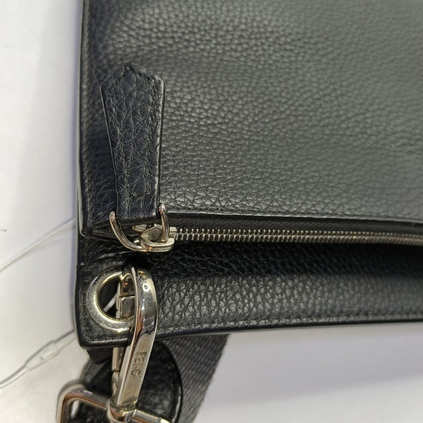 Calfskin Shoulder Bag Black