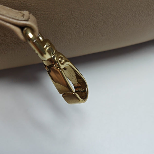 Arcadie Matelassé Large Quilted Lambskin Beige