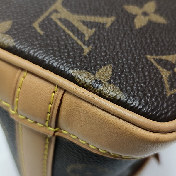 NOÉ Nano Monogram Coated Canvas Brown