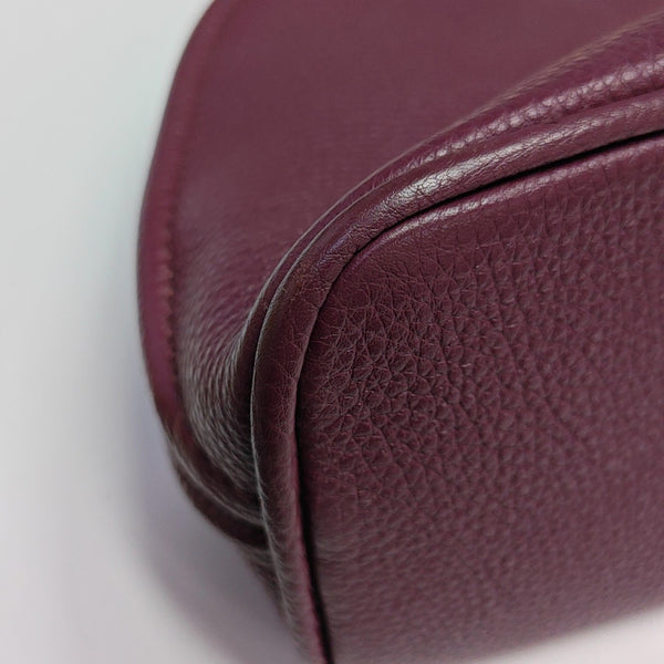 Calfskin Shoulder Bag Purple