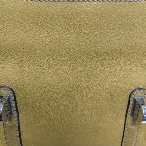 Calfskin Shoulder Bag Yellow