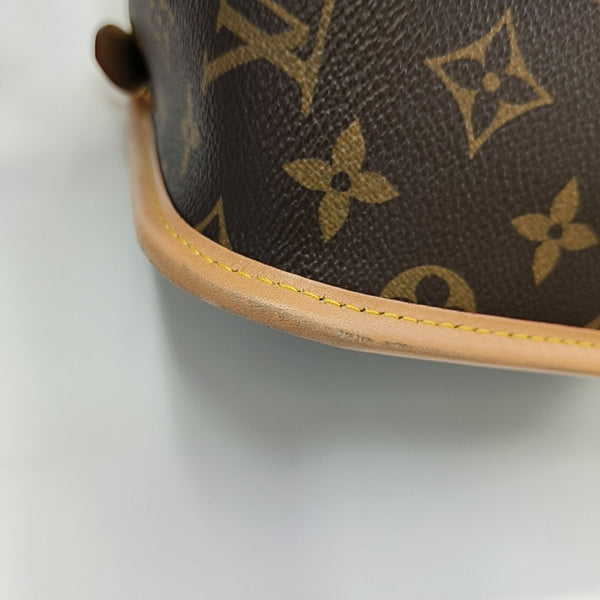 DIANE Monogram Coated Canvas Brown