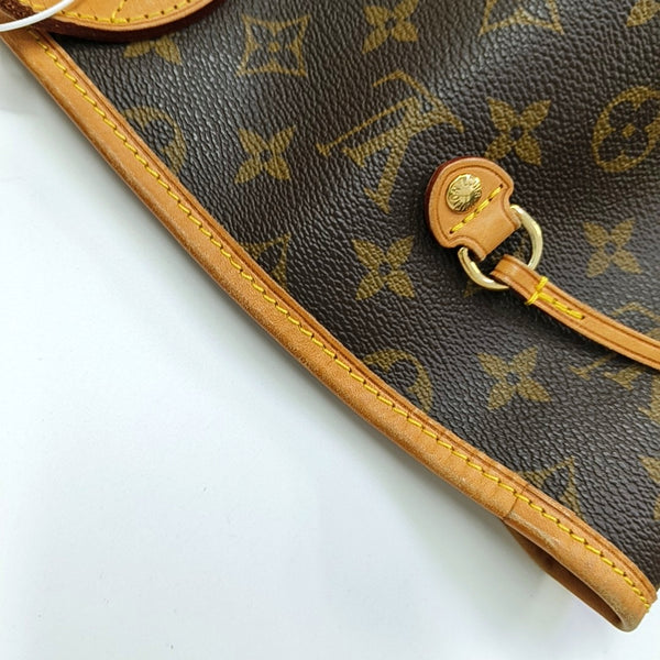 NEVERFULL GM Monogram Coated Canvas Brown