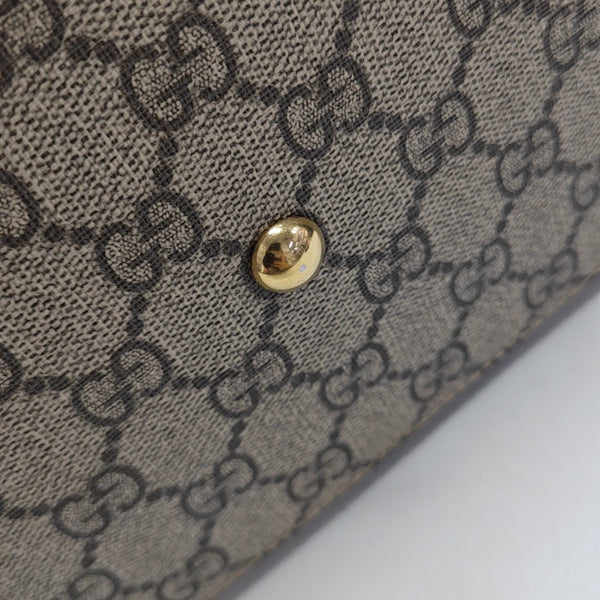 GG Blooms Monogram Coated Canvas Beige