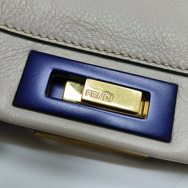Peekaboo Medium Calfskin Gray