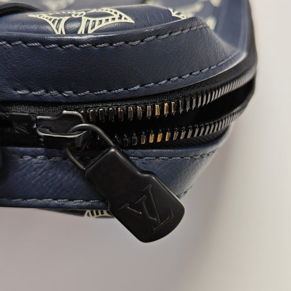 DUO Monogram Calfskin Blue