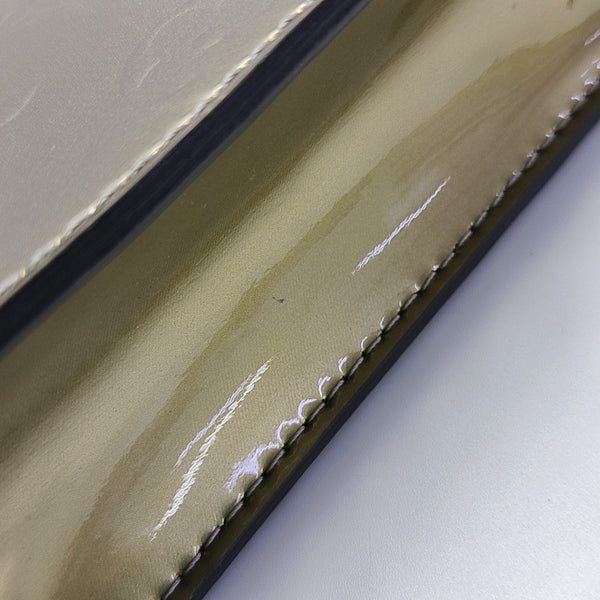 SAC PLAT BB Monogram Patent Leather Gold