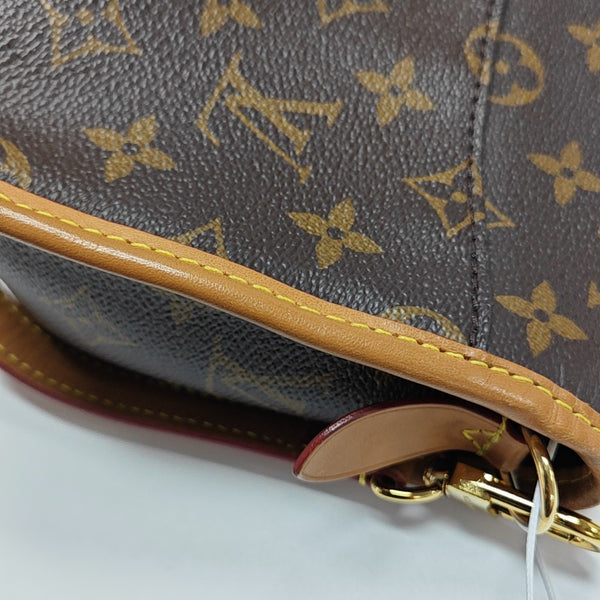 DIANE Monogram Coated Canvas Brown