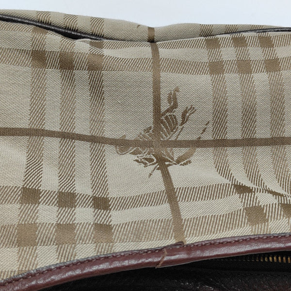 Canvas Top Handle Bag Brown