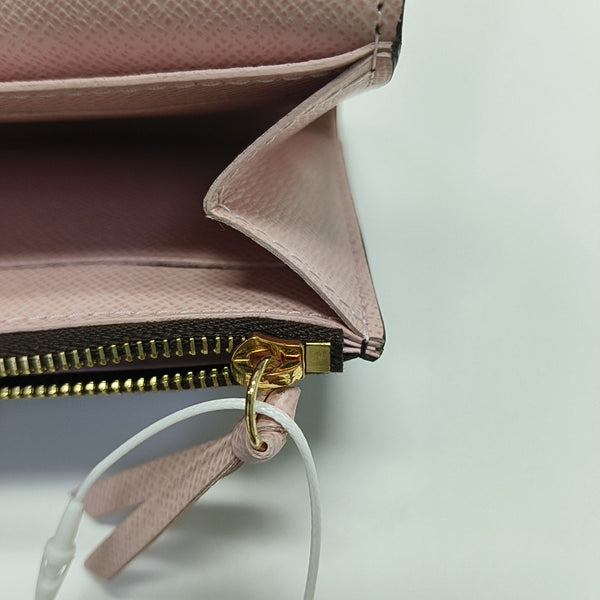 ROSALIE Monogram Coated Canvas Brown Wallet