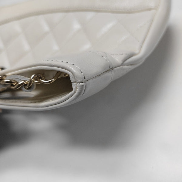 CHANEL 31 Mini Quilted Lambskin White