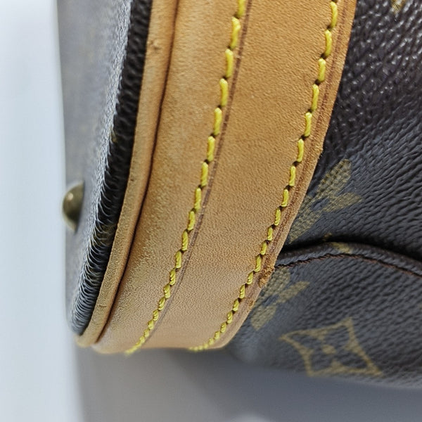 BUCKET PM Monogram Coated Canvas Brown