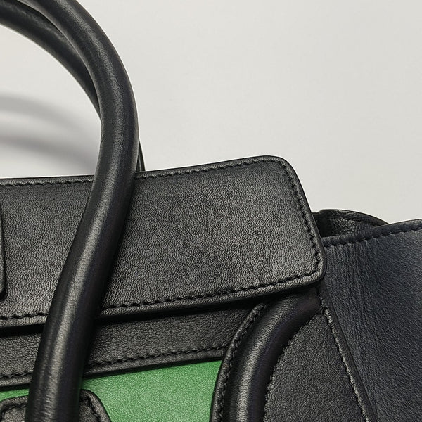 LUGGAGE Micro Calfskin Green