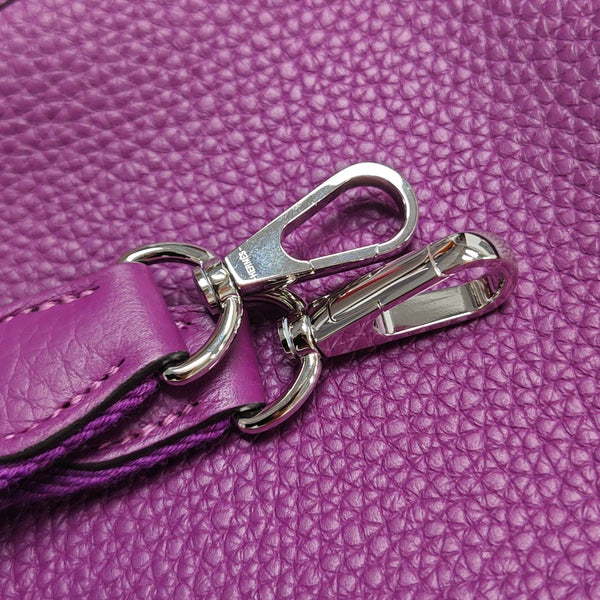 Authenticated pre-owned Evelyne TPM Clemence Purple - Shoulder Bag at Looply