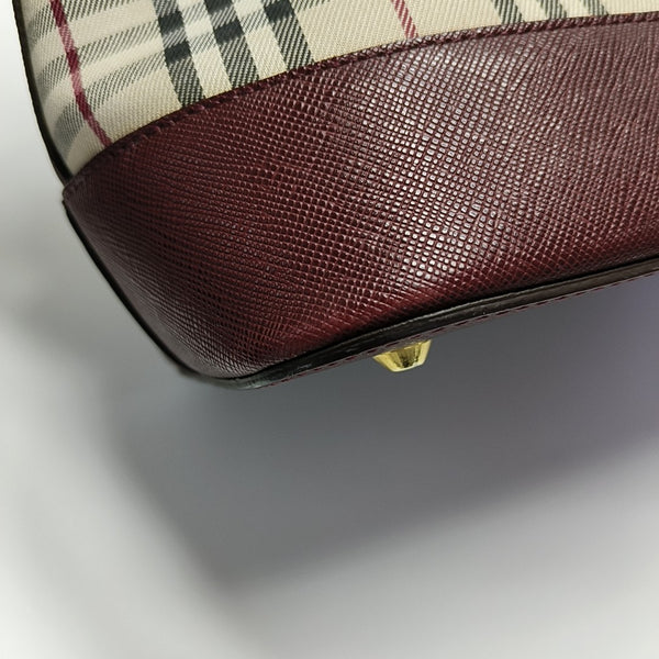 Canvas Top Handle Bag Small Beige