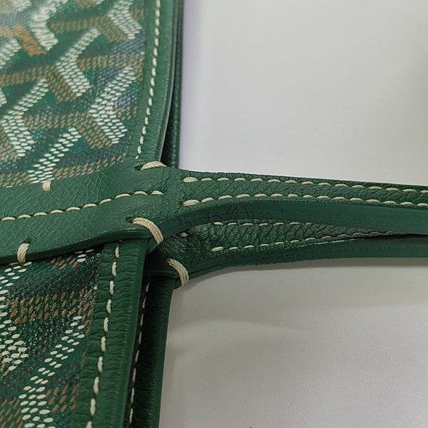 Saint Louis PM Coated Canvas Green