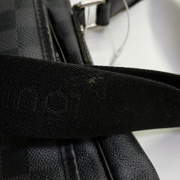 DANIEL Damier Graphite Coated Canvas Gray