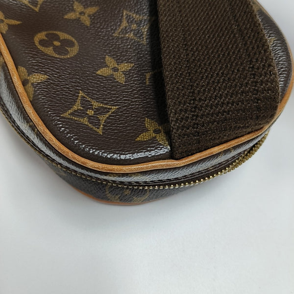 GANGE Monogram Coated Canvas Brown