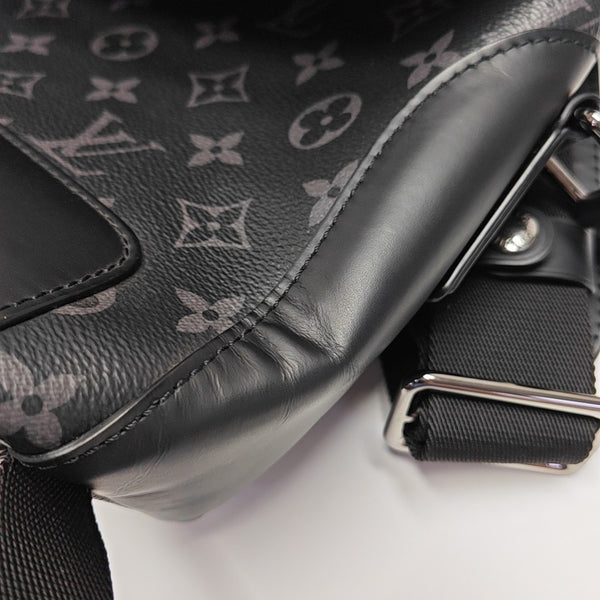 VOYAGER PM Monogram Coated Canvas Black