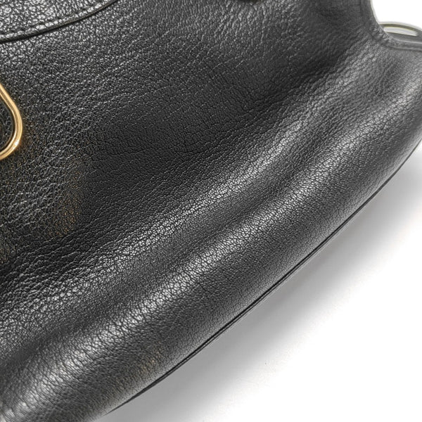 Classic Metallic Edge City Mini Lambskin Black