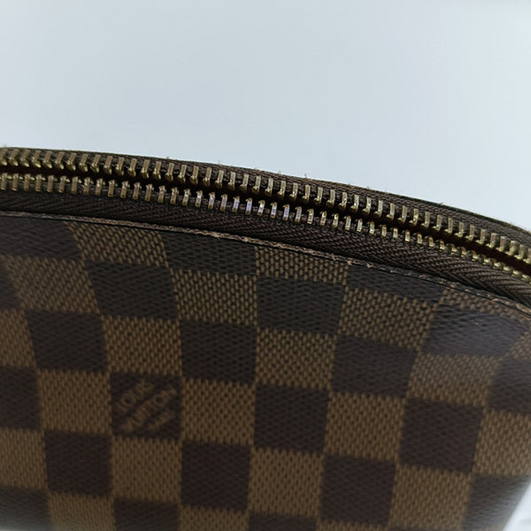 COSMETIC PM Damier Ebene Coated Canvas Brown
